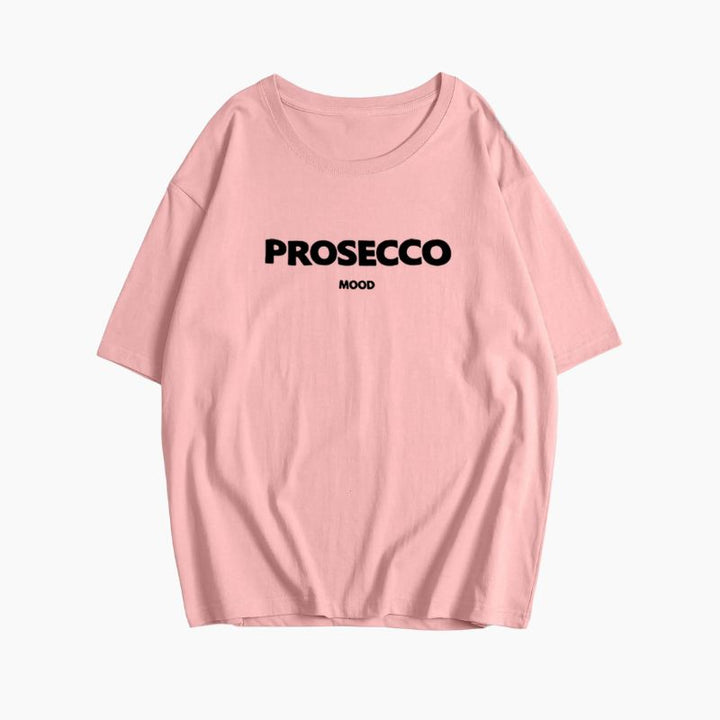 Helena | Women's Oversized Prosecco Slogan T-Shirt Cotton