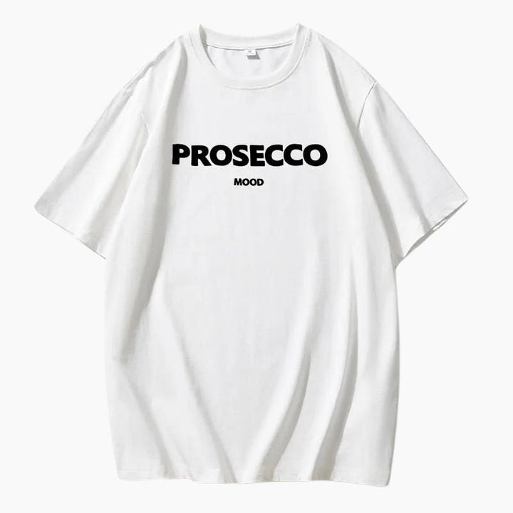 Helena | Women's Oversized Prosecco Slogan T-Shirt Cotton