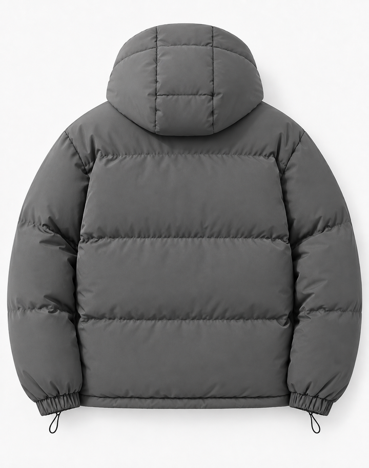 Jasper | Men's Padded Puffer Winter Jacket with Hood and Zip