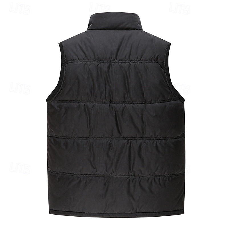Cooper | Men's Sherpa Lined Puffer Gilet Full Zip Body Warmer