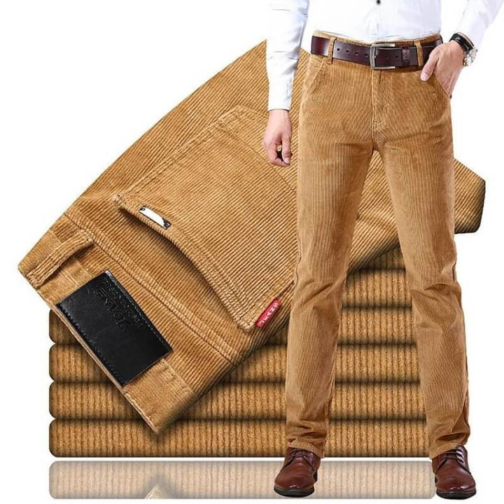 Reinhard | Men's Corduroy Trousers Straight Leg Classic Fit