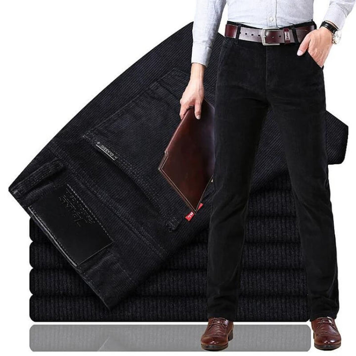 Reinhard | Men's Corduroy Trousers Straight Leg Classic Fit