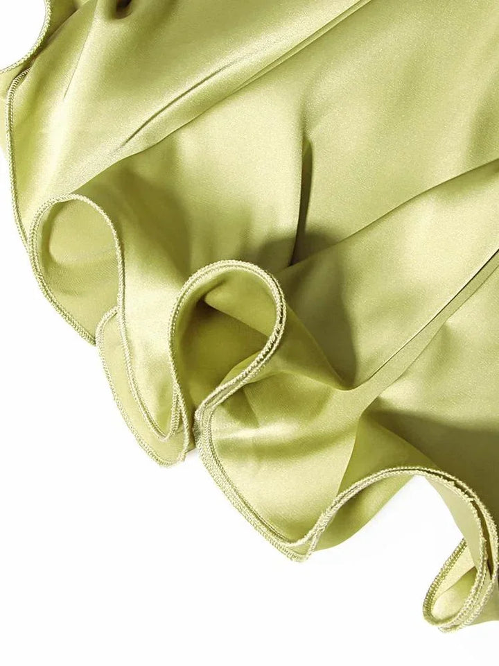 Isabella | Women's Fluid Mini Party Dress Decorative Chain Detail