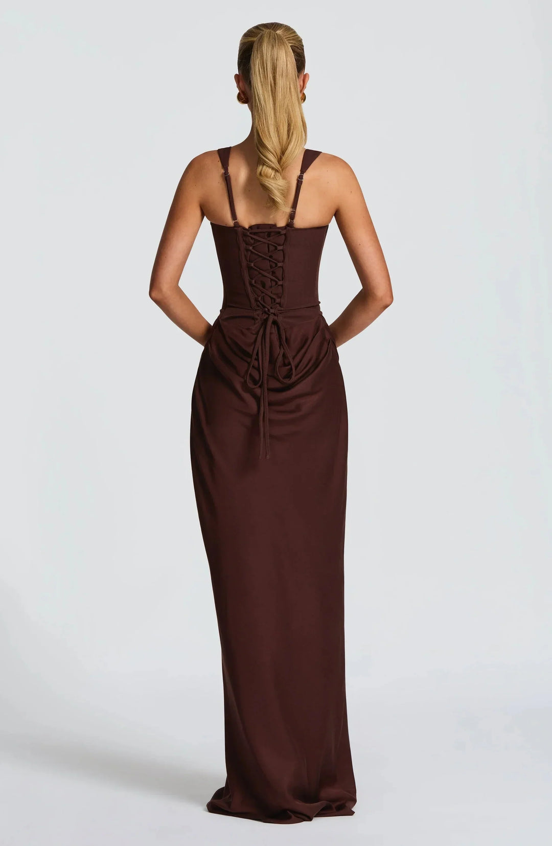 Zoe | Women's Backless Bodycon Maxi Dress Long Evening Gown