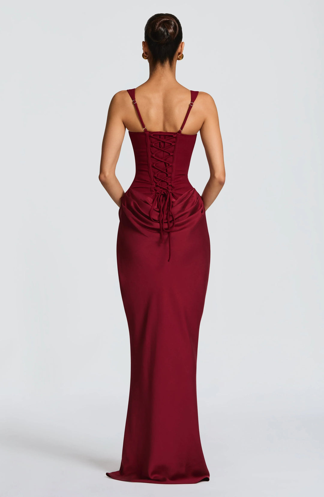 Zoe | Women's Backless Bodycon Maxi Dress Long Evening Gown