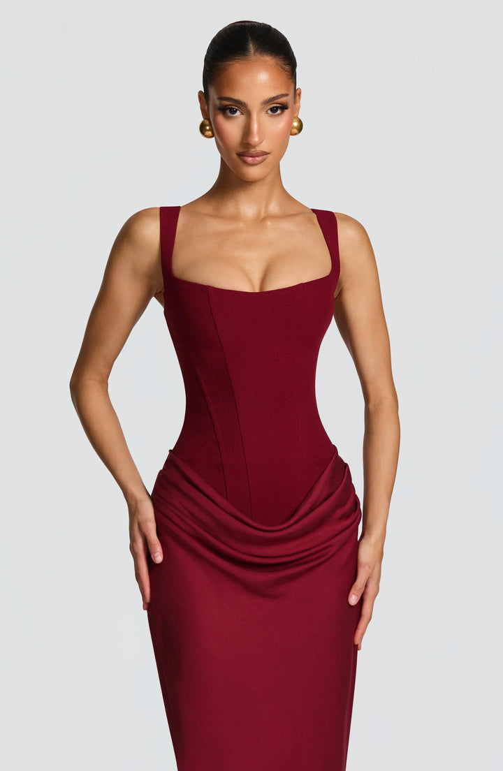 Zoe | Women's Backless Bodycon Maxi Dress Long Evening Gown