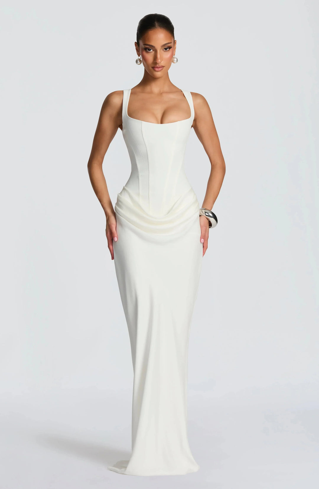 Zoe | Women's Backless Bodycon Maxi Dress Long Evening Gown