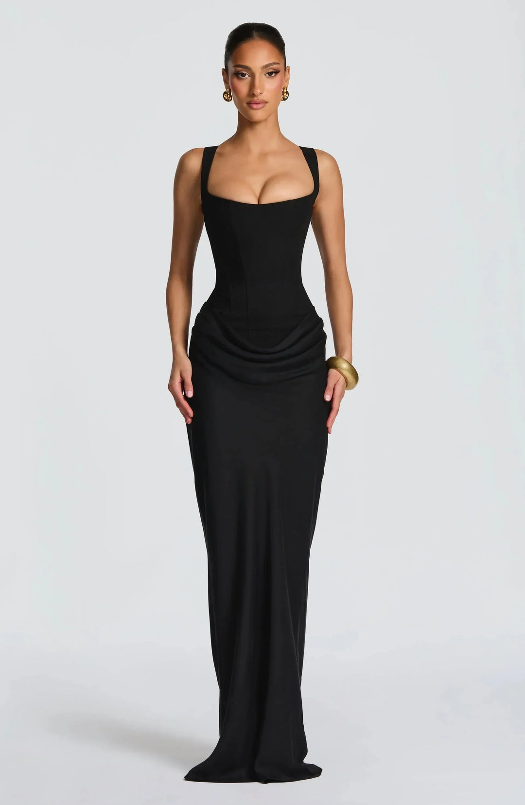 Zoe | Women's Backless Bodycon Maxi Dress Long Evening Gown