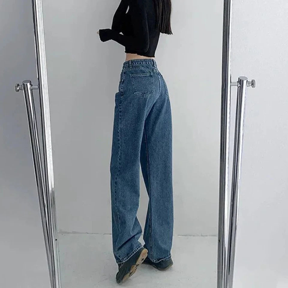 Valette High Waist Straight Leg Jeans