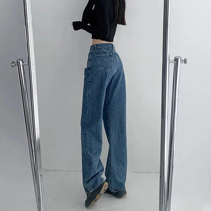 Valette High Waist Straight Leg Jeans