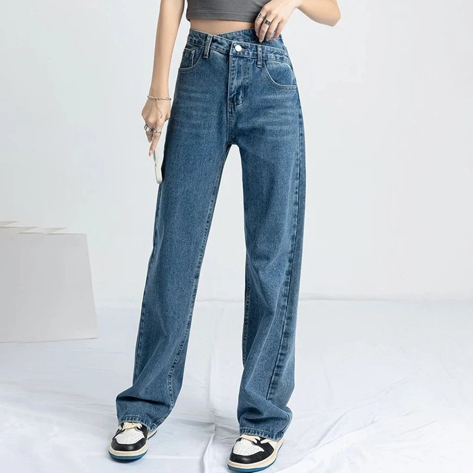 Valette High Waist Straight Leg Jeans