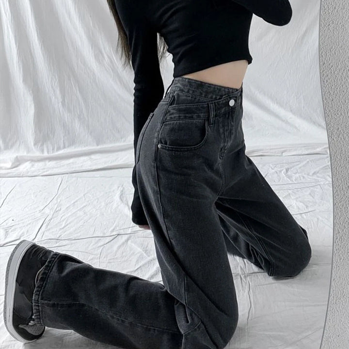 Valette High Waist Straight Leg Jeans