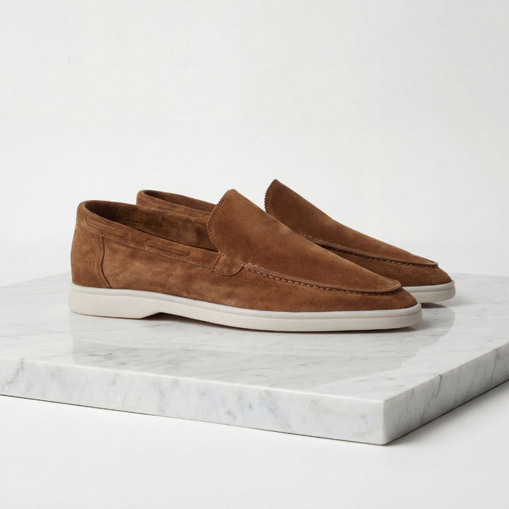 Thomas | Men's Classic Slim Slip-On Loafers for Work and Weddings