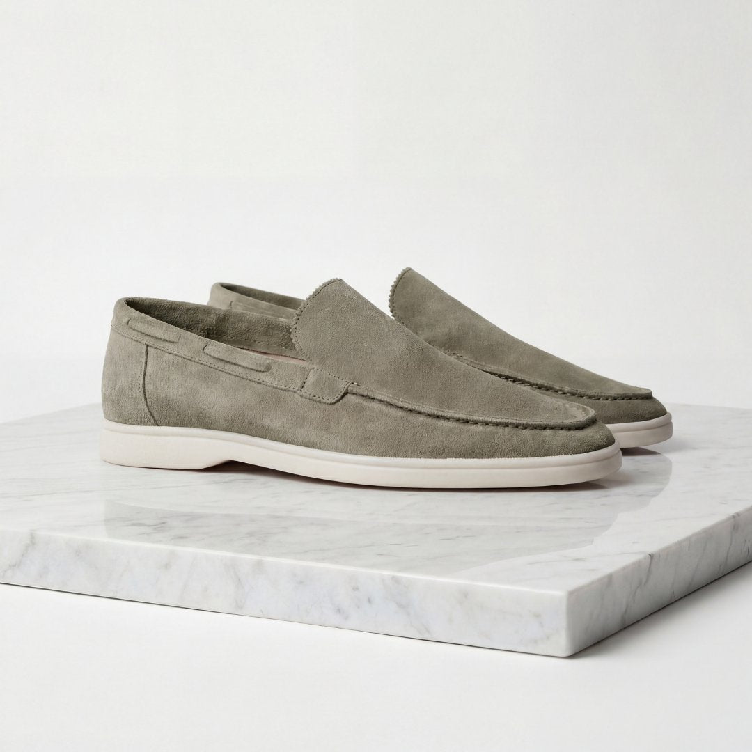 Thomas | Men's Classic Slim Slip-On Loafers for Work and Weddings
