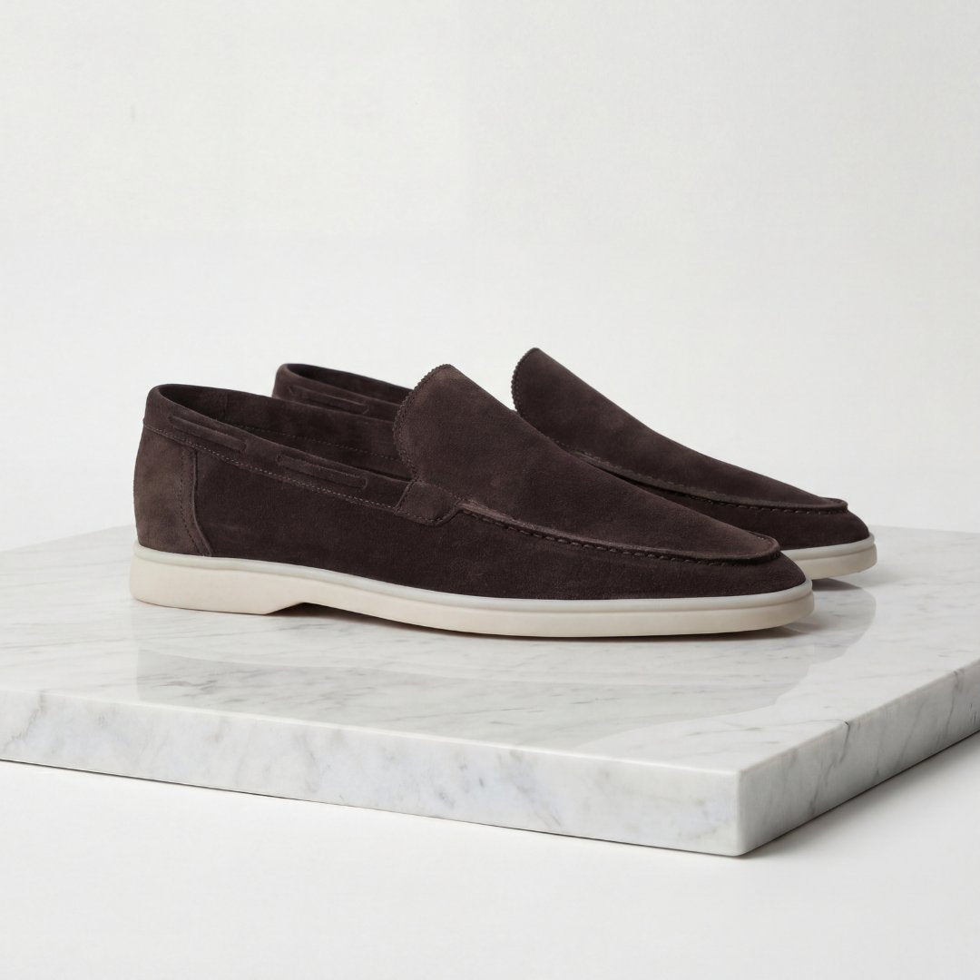Thomas | Men's Classic Slim Slip-On Loafers for Work and Weddings