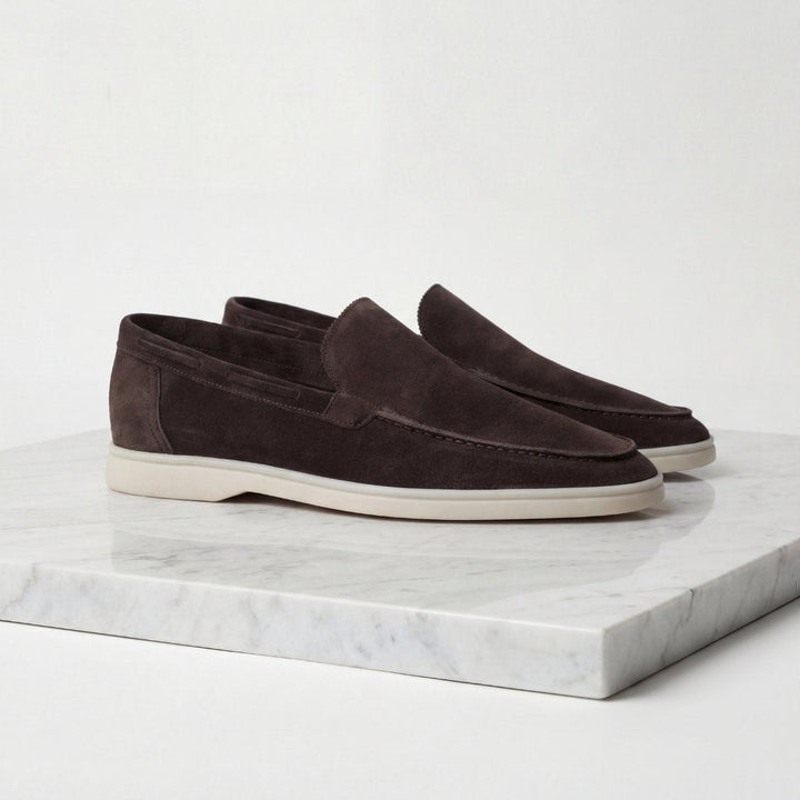 Thomas | Men's Classic Slim Slip-On Loafers for Work and Weddings