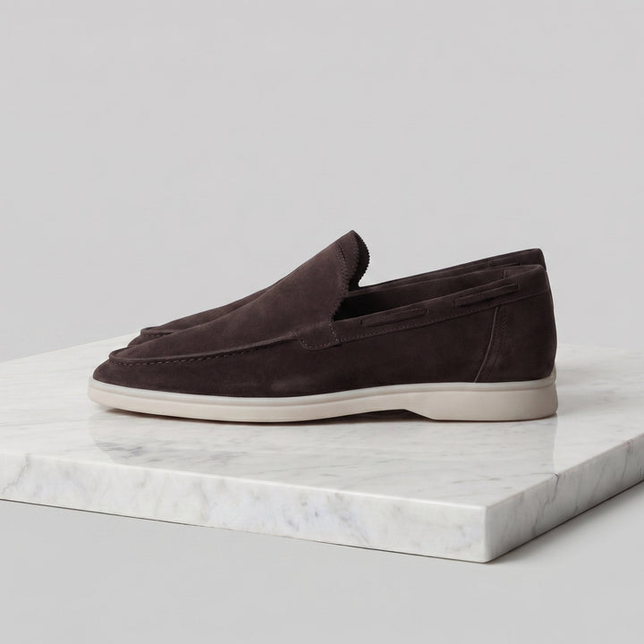 Thomas | Men's Classic Slim Slip-On Loafers for Work and Weddings