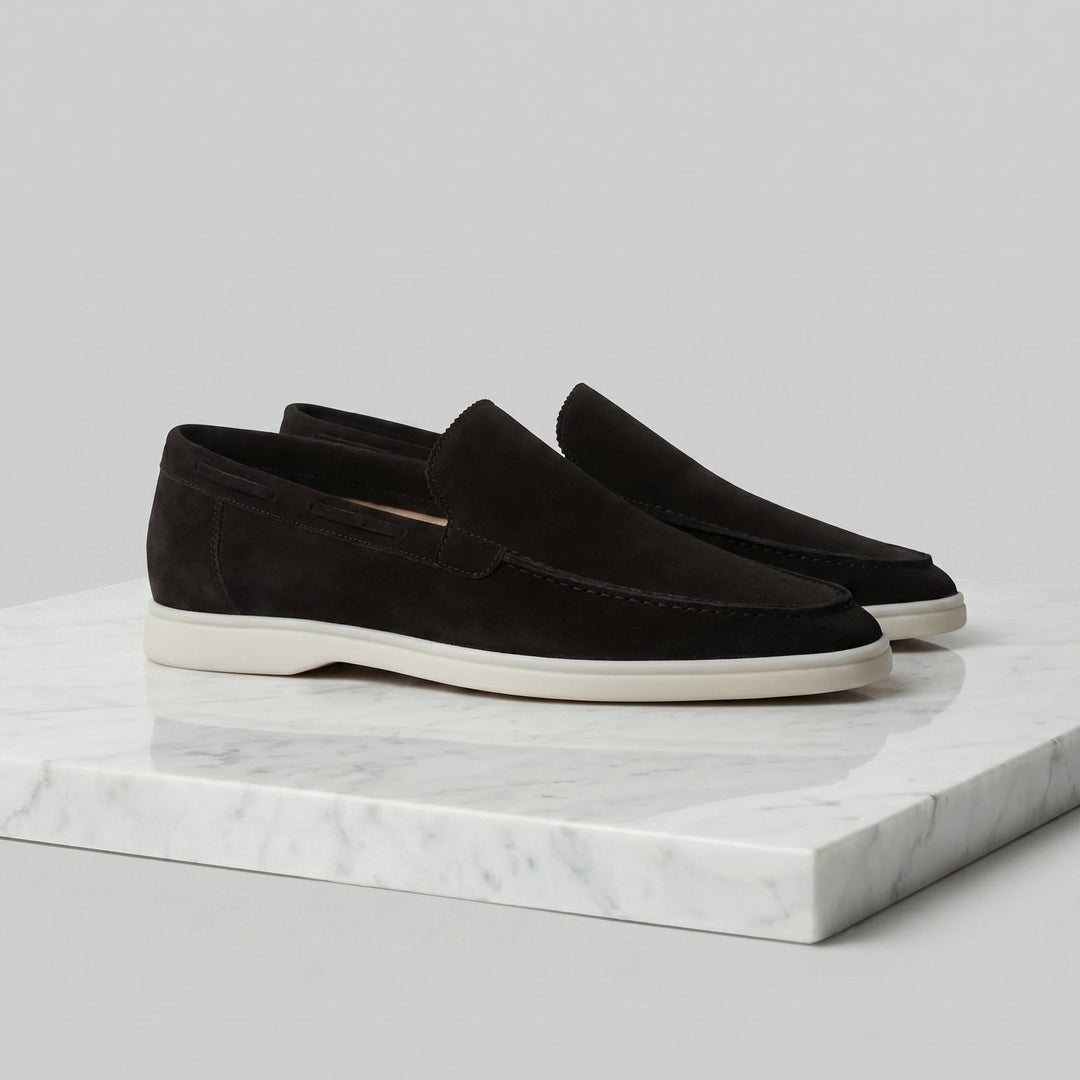 Thomas | Men's Classic Slim Slip-On Loafers for Work and Weddings