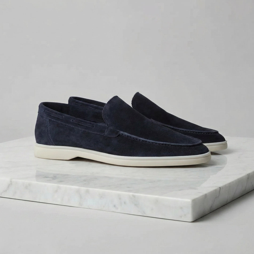 Thomas | Men's Classic Slim Slip-On Loafers for Work and Weddings