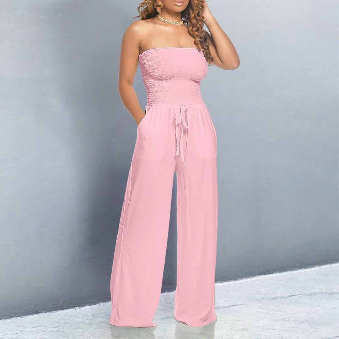 Bella Trendy Off-Shoulder Jumpsuit