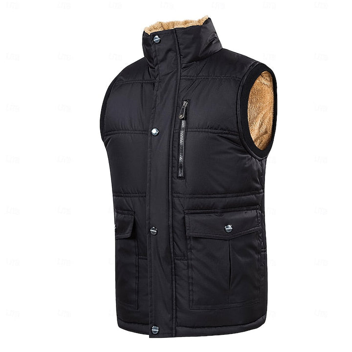 Cooper | Men's Sherpa Lined Puffer Gilet Full Zip Body Warmer