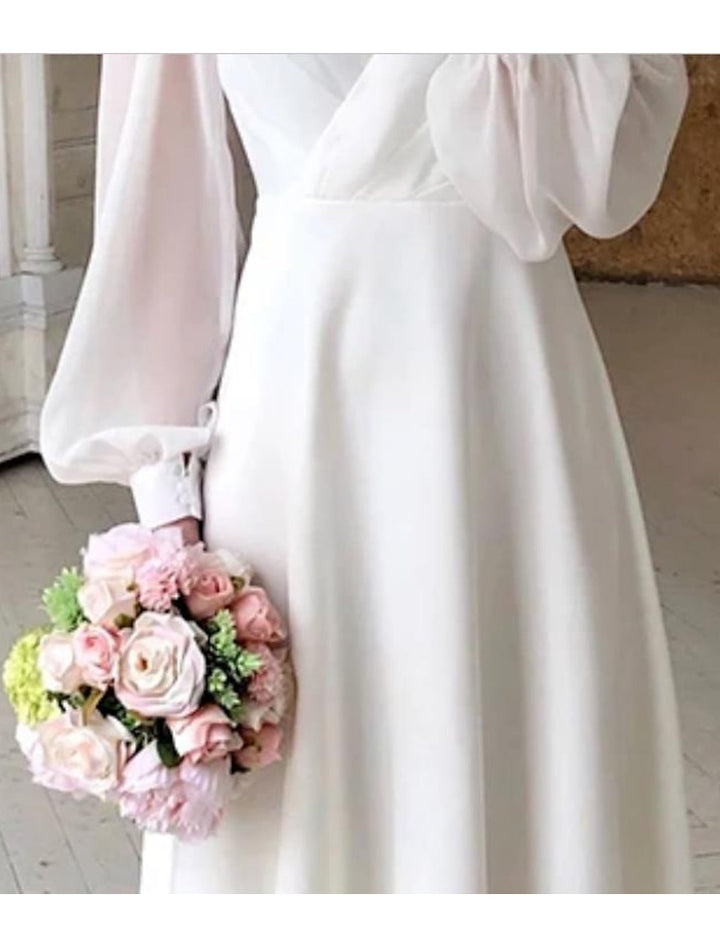 Sadie | Women's Long Sleeve Wrap Midi Dress Defined Waist