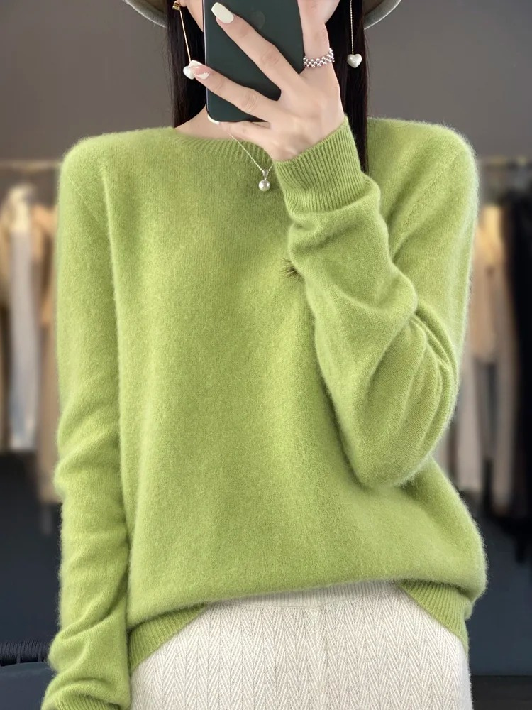 Lara | Women's Round Neck Soft Knit Jumper Long Sleeve Classic