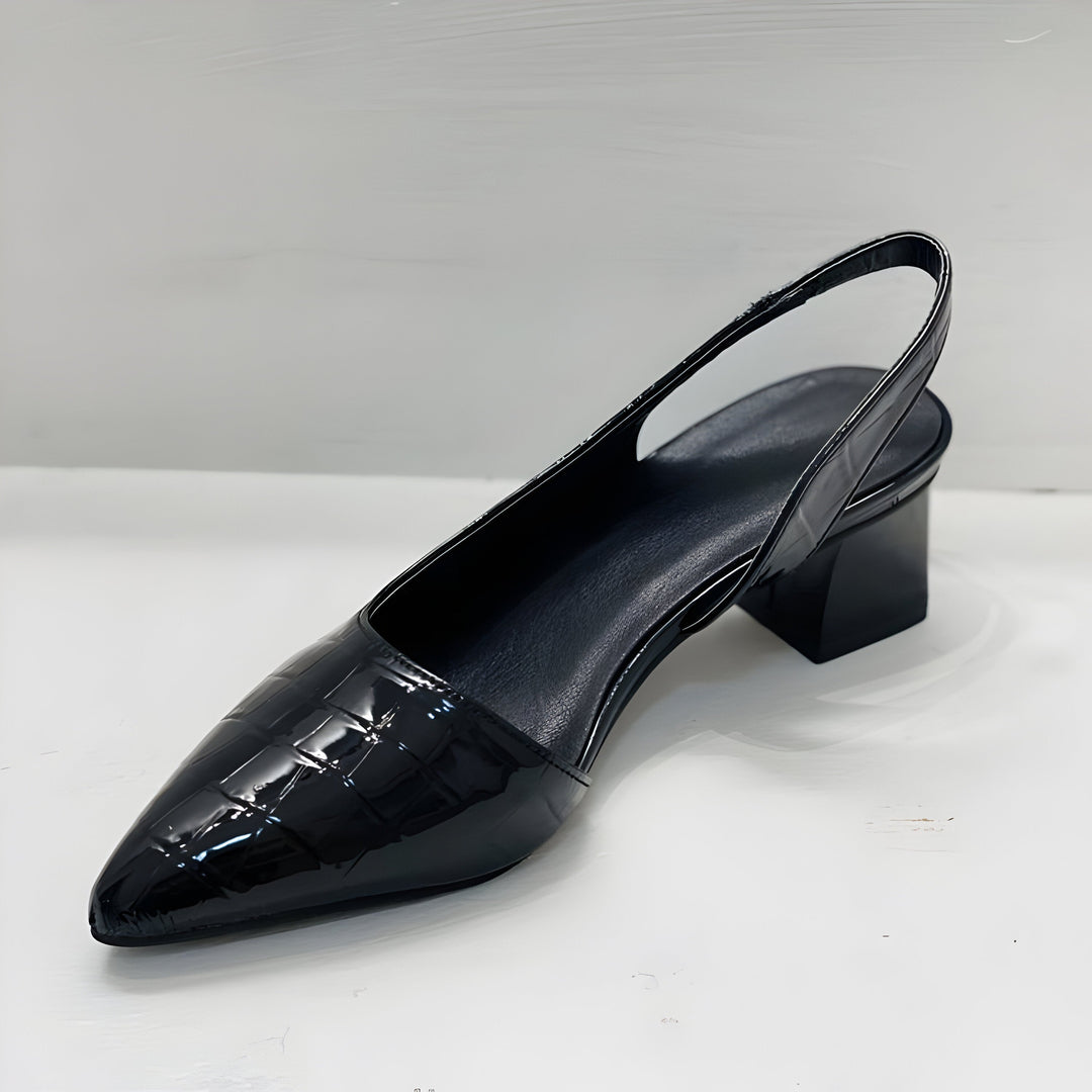 Chloe | Women's Wide Fit Heels Cushioned Insole Wide Toe Box