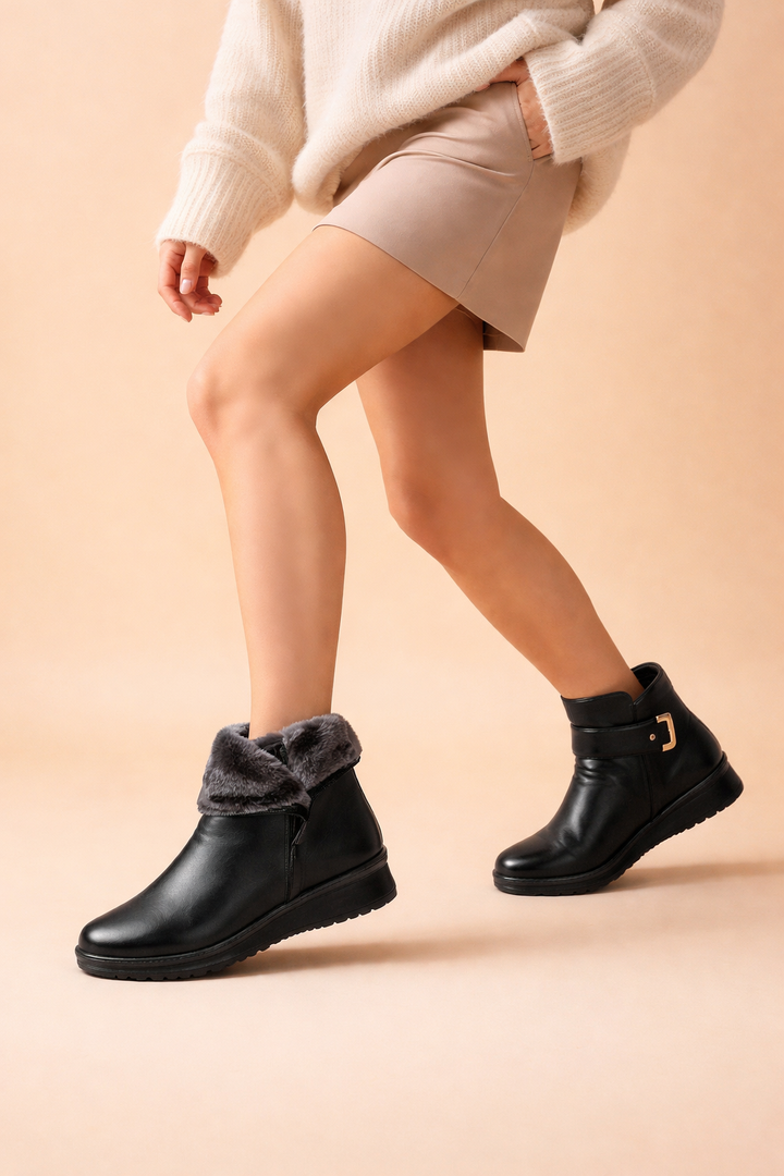 Women's Non-Slip Winter Boots - Cozy & Secure Comfort