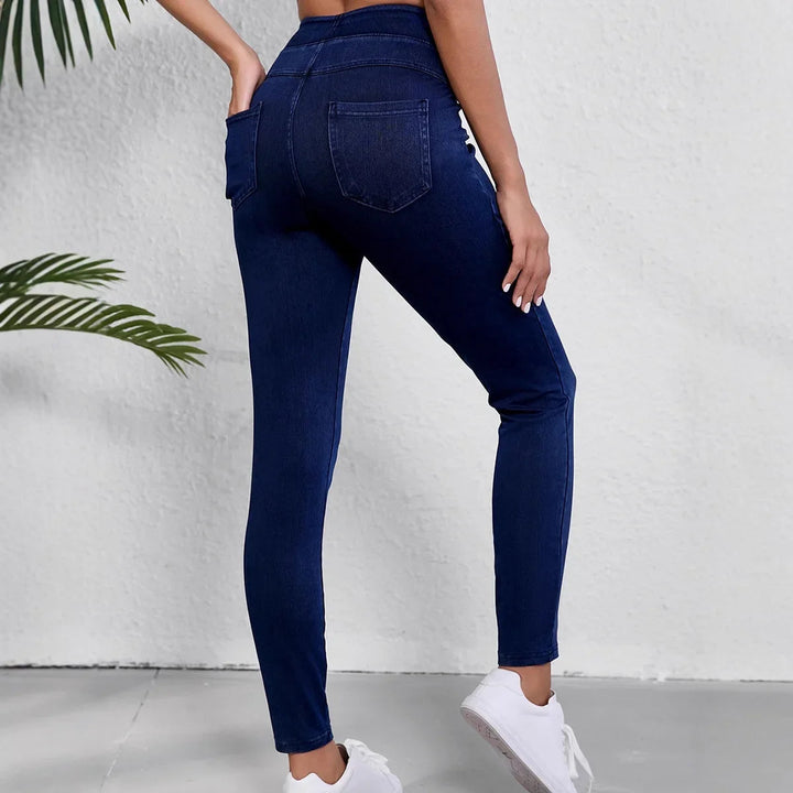 Bethany Slim Fit High-Rise Stretch Jeans