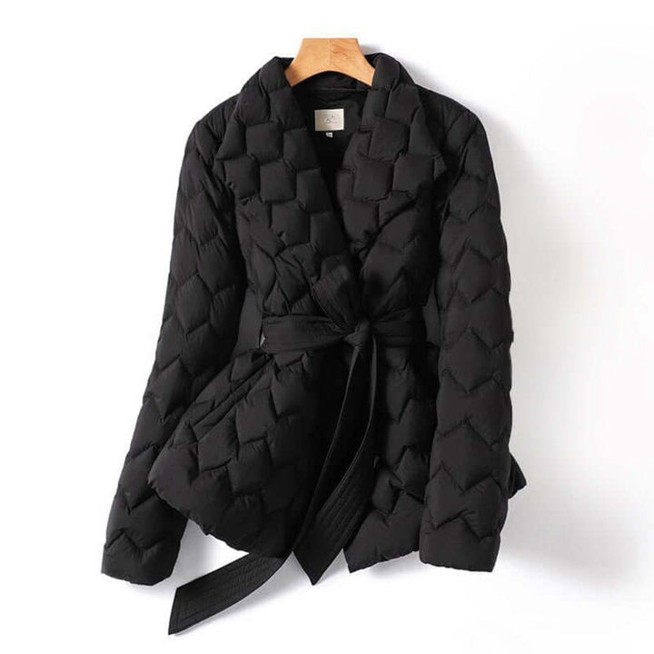 Ivy | Women's Belted Quilted Ladies Puffer Jacket Wrap Coat