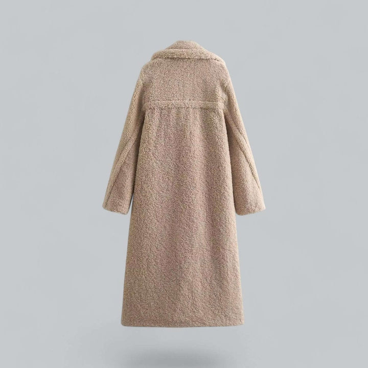 Florence | Women's Coat Long Plush Teddy Oversized Winter Coat