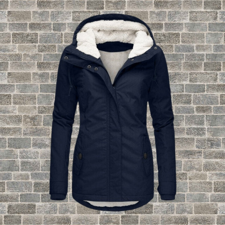 Freya | Womens Coat Sherpa-Lined Hooded Long Winter Parka Jacket