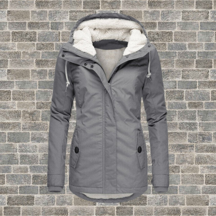 Freya | Womens Coat Sherpa-Lined Hooded Long Winter Parka Jacket