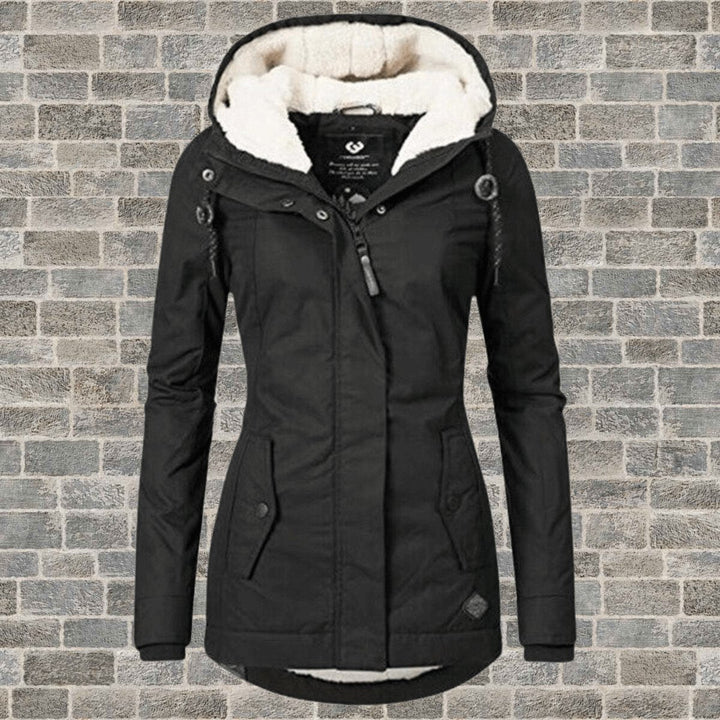 Freya | Womens Coat Sherpa-Lined Hooded Long Winter Parka Jacket