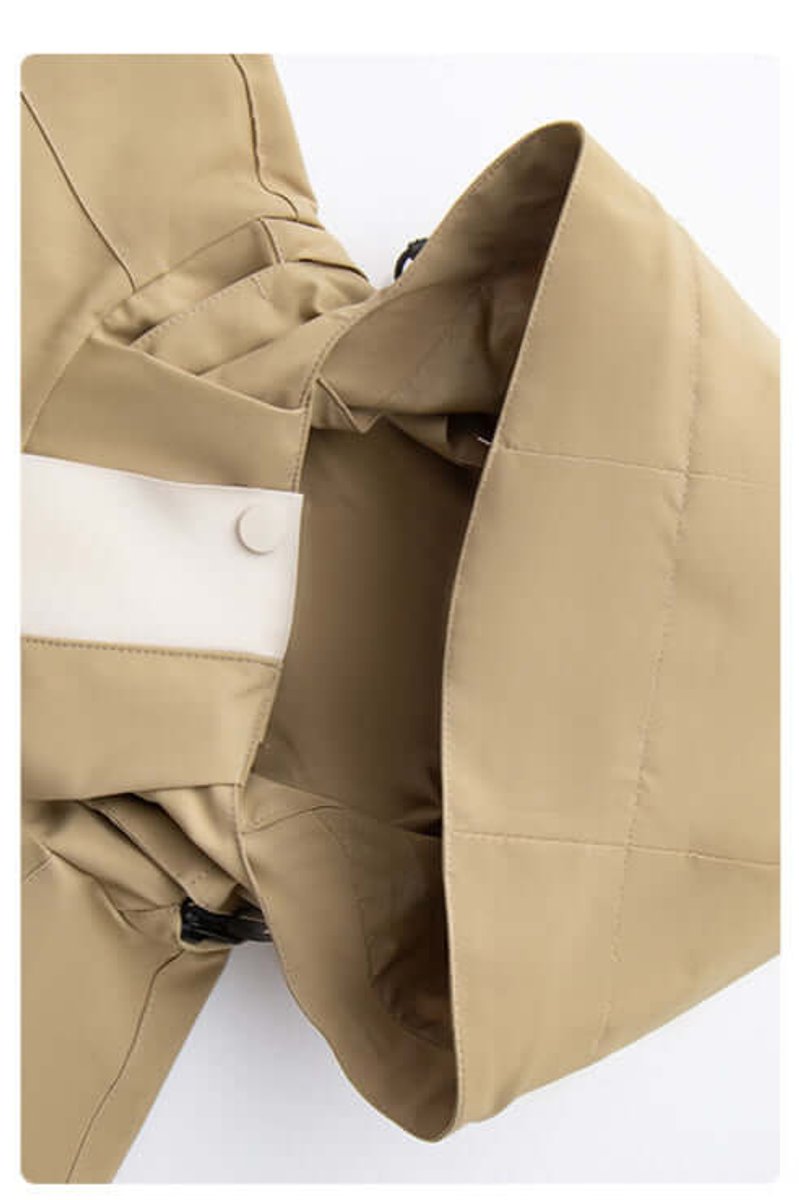 Lily | Women's Coat Waterproof Hooded Two-Tone Outdoor Jacket