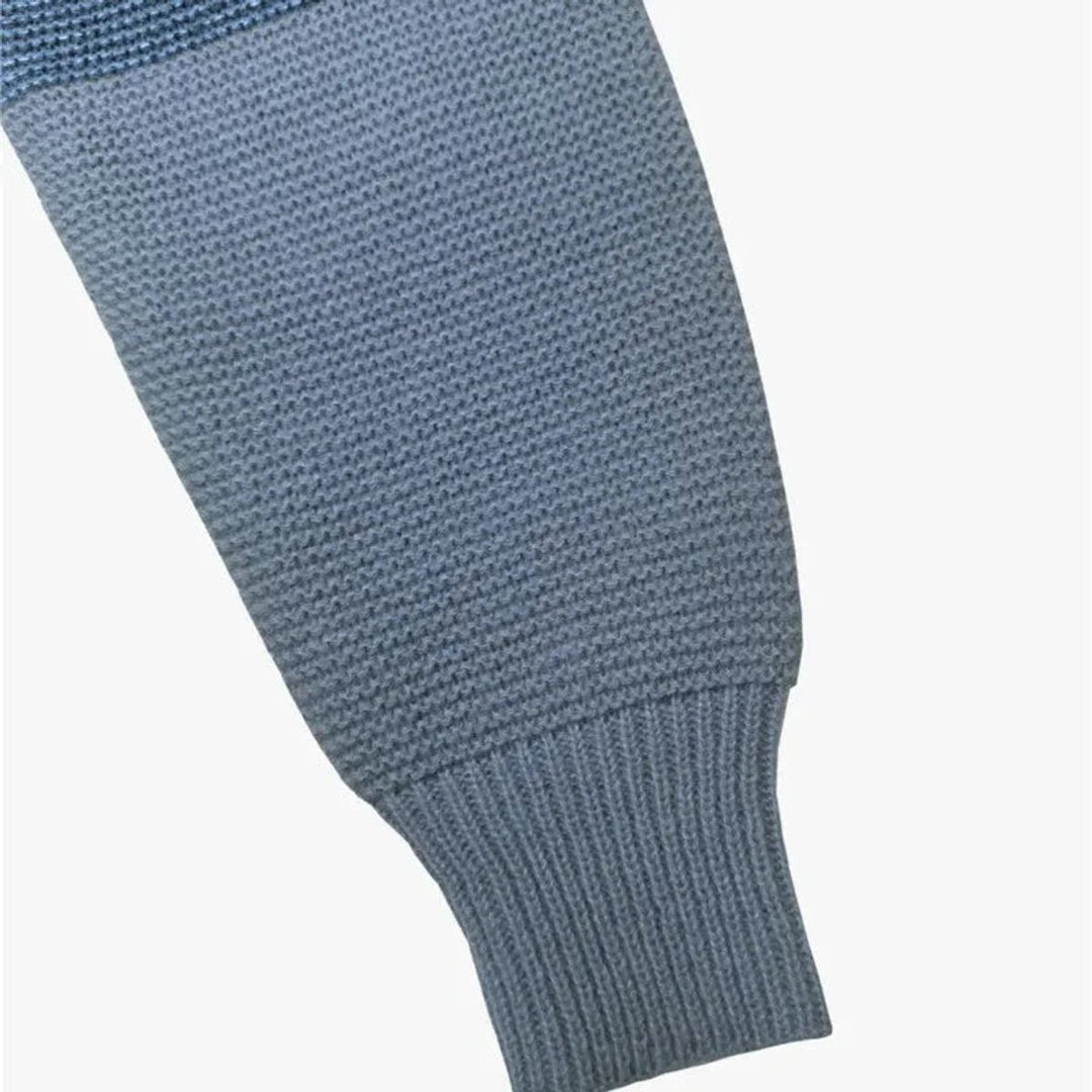 Willow | Women's Colourblock Patchwork Knitted Jumper Relaxed Fit