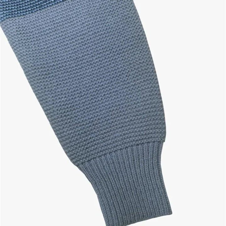 Willow | Women's Colourblock Patchwork Knitted Jumper Relaxed Fit