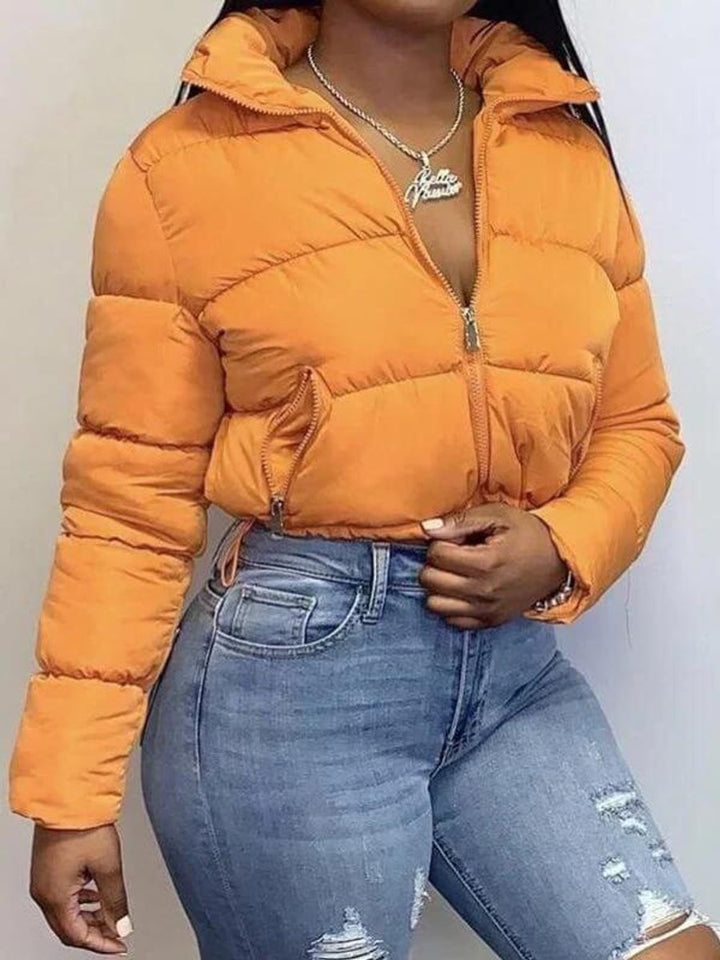 Phoebe | Women's Cropped Ladies Puffer Jacket Lightweight Padded Coat