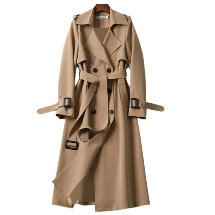 Florence | Women's Double-Breasted Belted Midi Trench Coat
