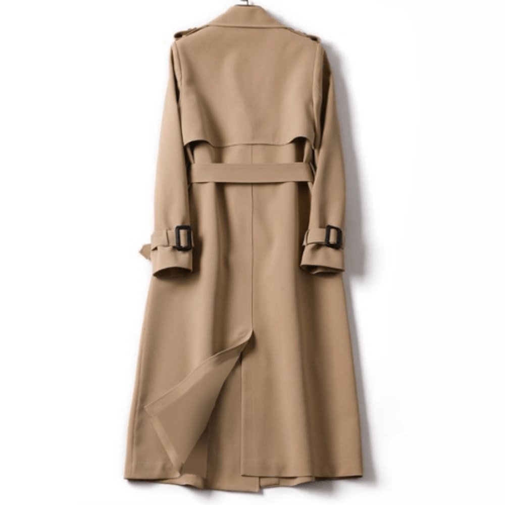Florence | Women's Double-Breasted Belted Midi Trench Coat
