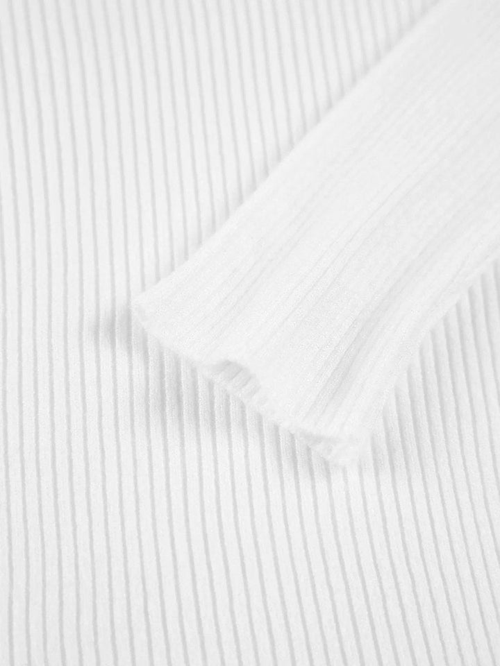 Isla | Women's Fitted Ribbed Knitted Roll Neck Jumper Mock Turtleneck