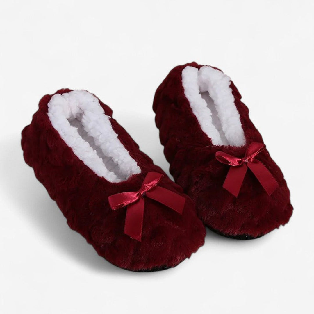 Sienna | Women's Fluffy Plush Slip-On Slippers Fleece Lined Non-Slip