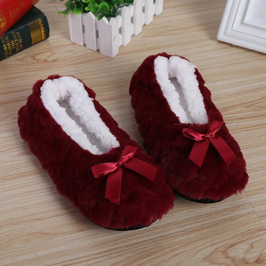 Sienna | Women's Fluffy Plush Slip-On Slippers Fleece Lined Non-Slip