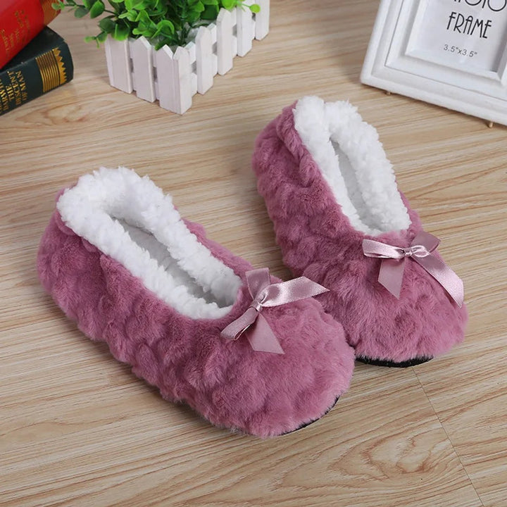 Sienna | Women's Fluffy Plush Slip-On Slippers Fleece Lined Non-Slip