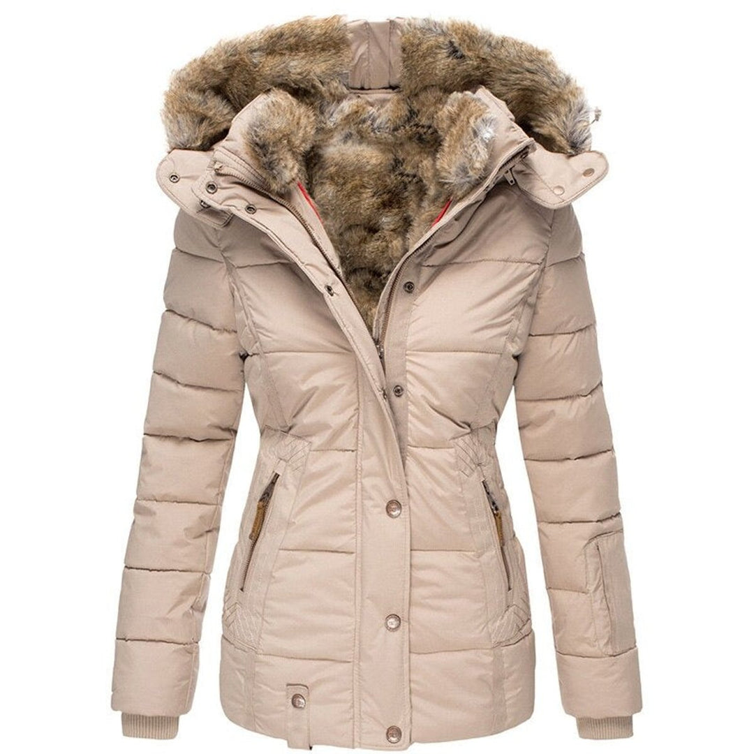 Florence | Women's Fur-Hood Ladies Puffer Jacket Insulated Winter Coat