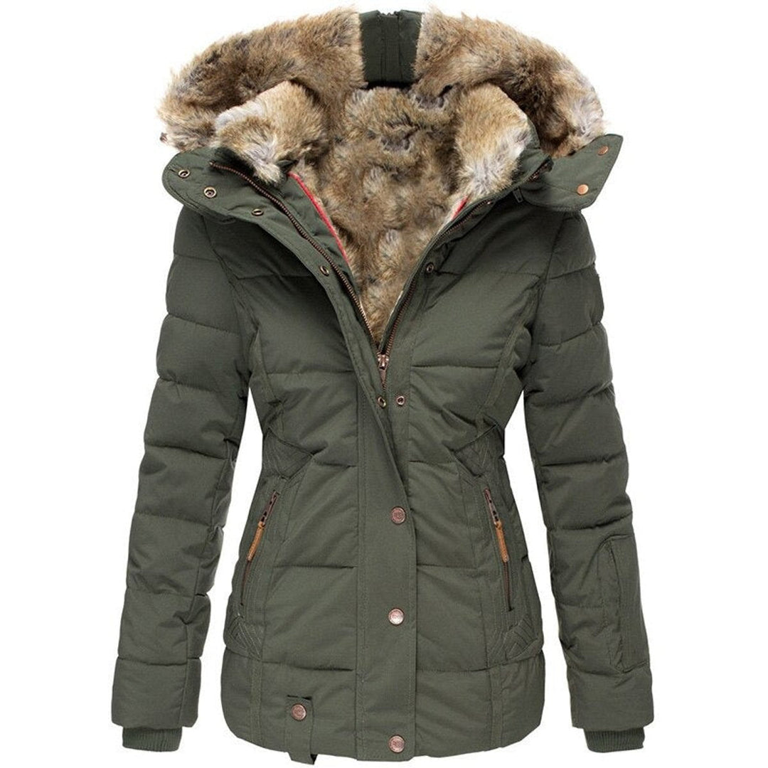 Florence | Women's Fur-Hood Ladies Puffer Jacket Insulated Winter Coat