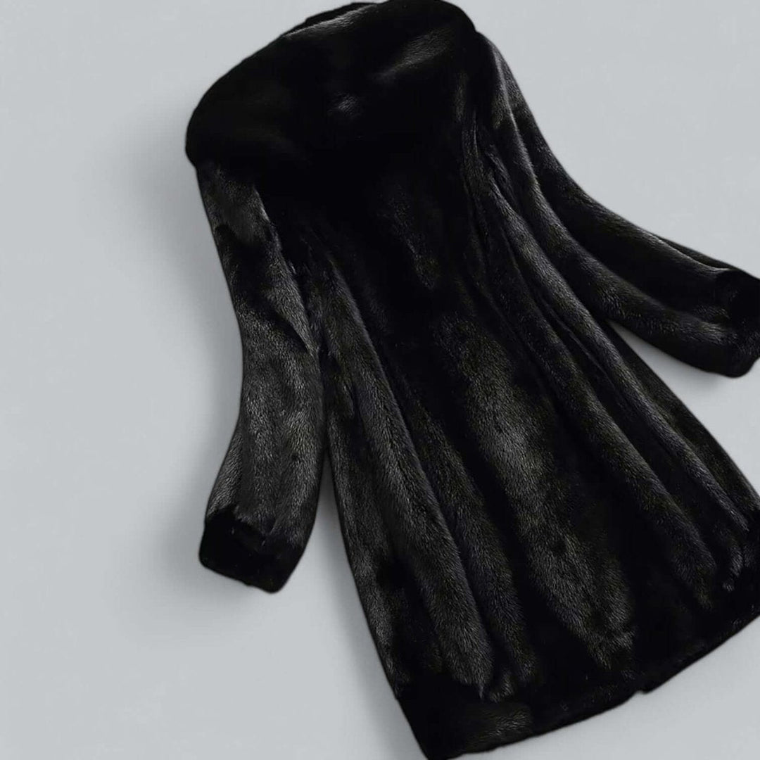 Sienna | Women's Hooded Faux Fur Long Winter Coat Warm Ladies Jacket