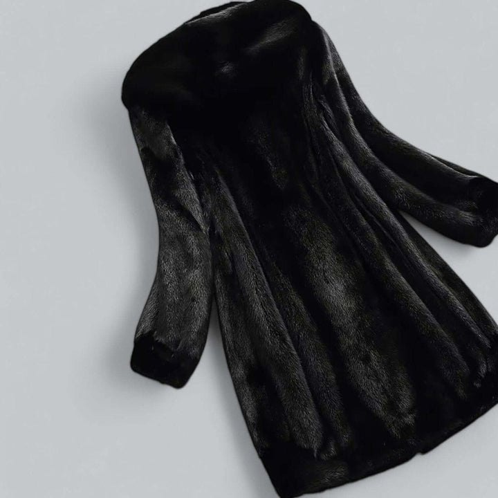 Sienna | Women's Hooded Faux Fur Long Winter Coat Warm Ladies Jacket