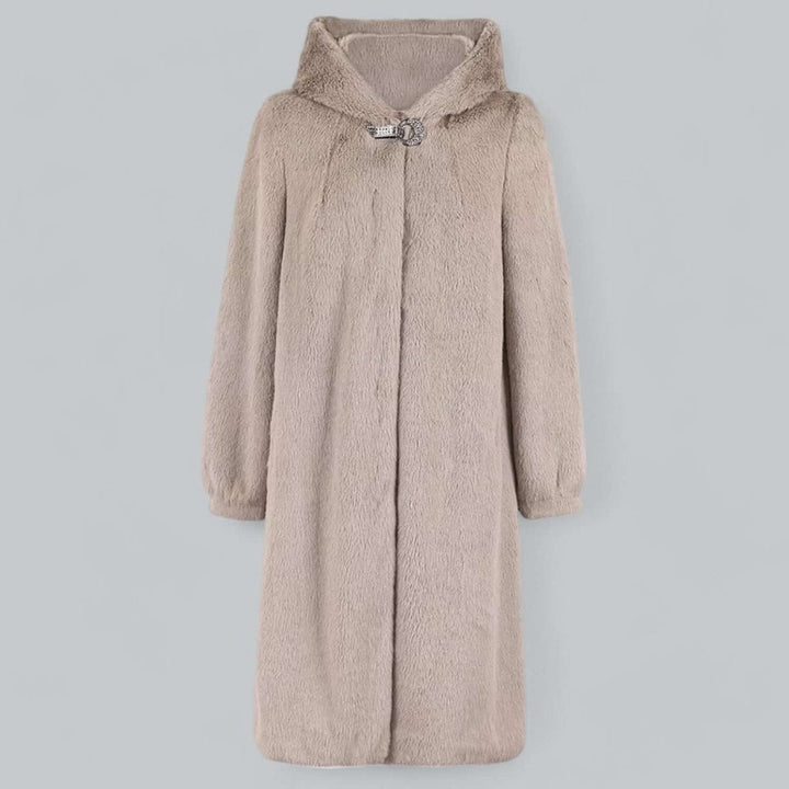 Sienna | Women's Hooded Faux Fur Long Winter Coat Warm Ladies Jacket